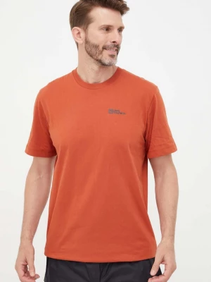 Obrázek produktu Jack Wolfskin Bavlněné tričko Jack Wolfskin Essential červená