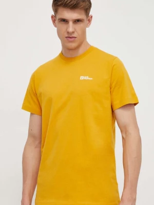Obrázek produktu Jack Wolfskin Bavlněné tričko Jack Wolfskin Essential žlutá