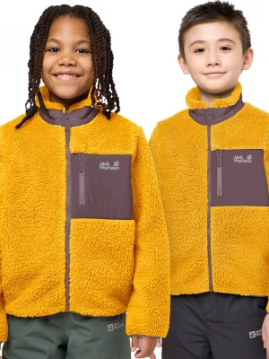 Obrázek produktu Jack Wolfskin fleece mikina dětská ICE CURL žlutá