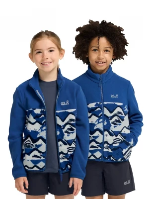 Obrázek produktu Jack Wolfskin fleece mikina dětská PAW ERA 100 PRINT FZ K modrá