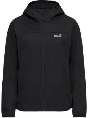 Obrázek produktu JACK WOLFSKIN Outdoorová bunda 'WINDHAIN 2' černá / bílá