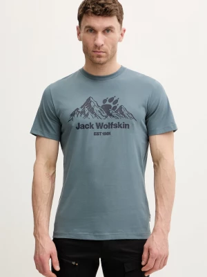 Obrázek produktu Jack Wolfskin tričko pánské bavlněné Carefree tyrkysová