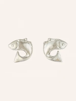 Obrázek produktu Jacquemus Náušnice Les Boucles Poisson stříbrná