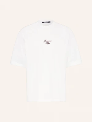 Obrázek produktu Jacquemus Oversized Tričko Le T-Shirt Bateau bílá / tmavě červená