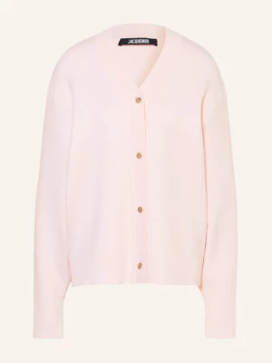 Obrázek produktu Jacquemus Svetr Le Cardigan Doppio Z Merino Vlny světle růžová