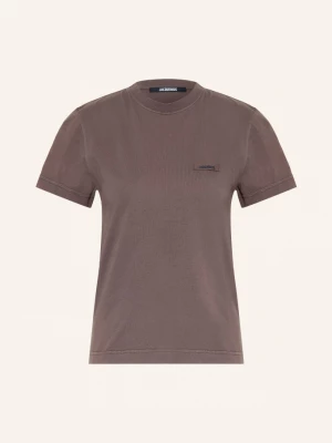Obrázek produktu Jacquemus Tričko Le T-Shirt Gros Grain tmavě hnědá