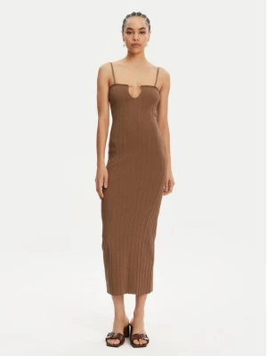 Obrázek produktu JACQUEMUS Úpletové šaty 24E241KN358-2355 Hnědá Regular Fit