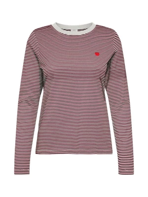 Obrázek produktu JDY Tričko 'JDYPisa' vínově červená / offwhite