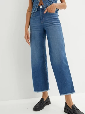 Obrázek produktu Jeansy 7 / 8, wide fit BonPrix niebieski