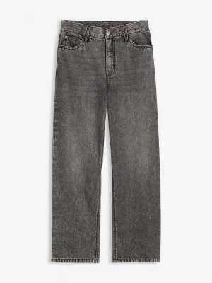 Obrázek produktu Jeansy loose fit z regulowaną talią, straight BonPrix czarny