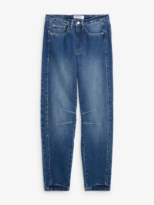 Obrázek produktu Jeansy mom, wysoki stan BonPrix niebieski