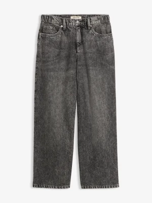 Obrázek produktu Jeansy o kroju baggy mid waist, super soft, cropped BonPrix szary