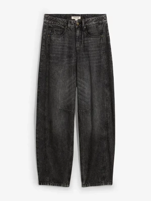 Obrázek produktu Jeansy o kroju balloon, mid waist, z bardzo miękkiego materiału BonPrix szary
