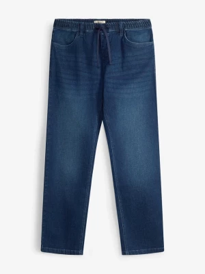 Obrázek produktu Jeansy relaxed fit z elastyczną wstawką w pasie, straight BonPrix niebieski