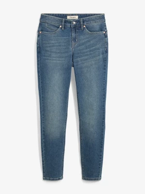 Obrázek produktu Jeansy skinny, mid waist, ze stretchem BonPrix niebieski