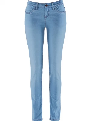 Obrázek produktu Jeansy skinny ze stretchem, mid waist BonPrix zielony