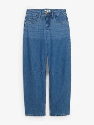 Obrázek produktu Jeansy typu barrel, mid waist BonPrix niebieski
