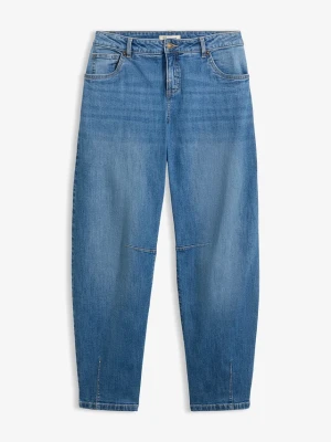 Obrázek produktu Jeansy typu barrel, mid waist BonPrix niebieski