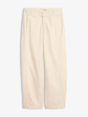 Obrázek produktu Jeansy typu barrel, mid waist, z regulowanym pasem BonPrix beżowy