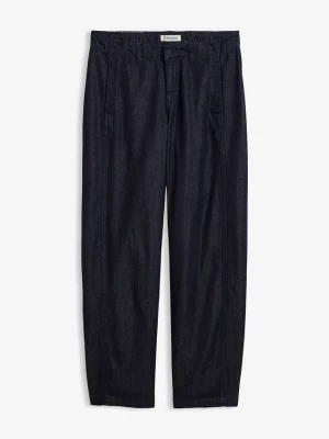 Obrázek produktu Jeansy typu barrel, mid waist, z regulowanym pasem BonPrix niebieski