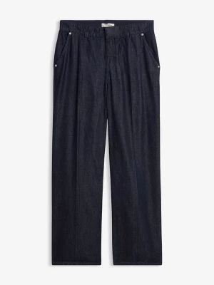 Obrázek produktu Jeansy wide leg, straight BonPrix niebieski