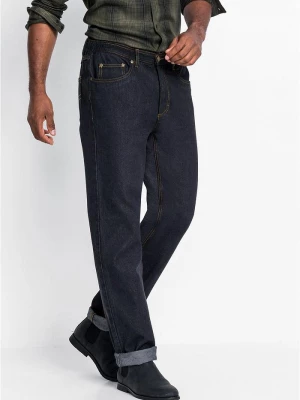 Obrázek produktu Jeansy z elastycznymi wstawkami w talii, classic fit, prosta nogawka BonPrix czarny