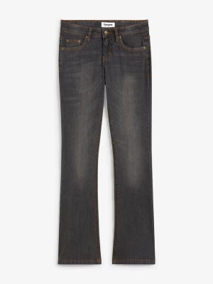 Obrázek produktu Jeansy ze stretchem o kroju bootcut, mid waist BonPrix czarny