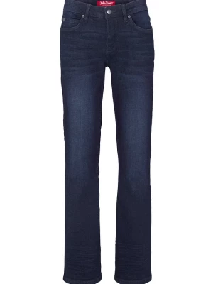 Obrázek produktu Jeansy ze stretchem o kroju bootcut, mid waist BonPrix niebieski
