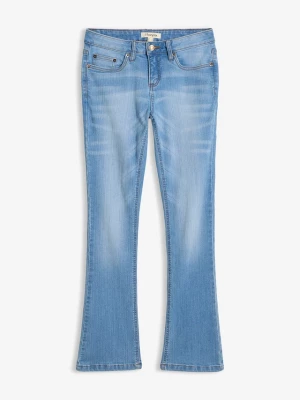 Obrázek produktu Jeansy ze stretchem o kroju bootcut, mid waist BonPrix niebieski
