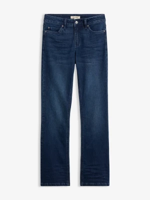 Obrázek produktu Jeansy ze stretchem o kroju bootcut, mid waist BonPrix niebieski