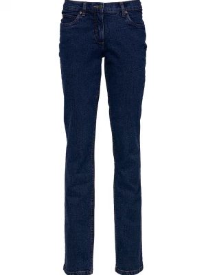 Obrázek produktu Jeansy ze stretchem straight, mid waist BonPrix niebieski