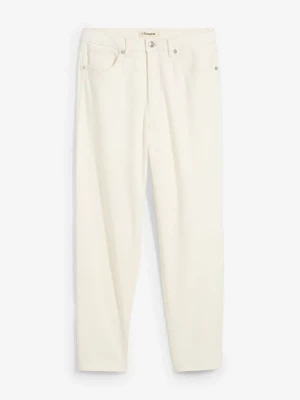 Obrázek produktu Jeasy mom, high waist, low stretch, cropped BonPrix biały