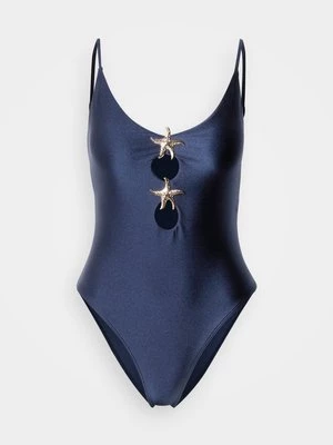 Obrázek produktu Jednodílné plavky Abercrombie & Fitch tmavě modrá