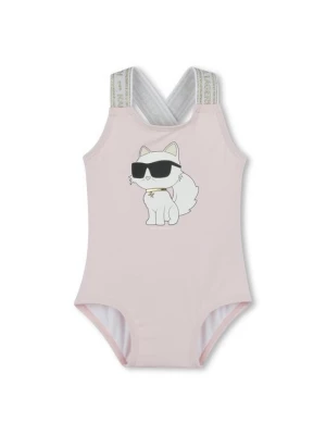 Obrázek produktu Jednodílné plavky KARL LAGERFELD růžová