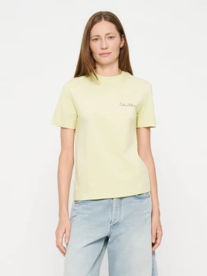 Obrázek produktu Jednoduché tričko Calvin Klein Jeans světle žlutá