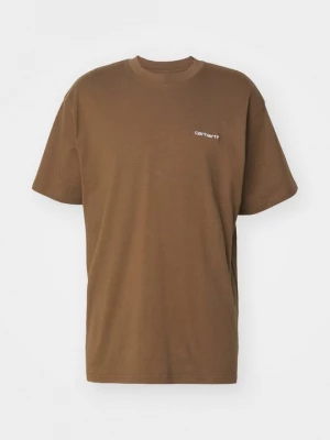 Obrázek produktu Jednoduché tričko Carhartt WIP tmavě hnědá