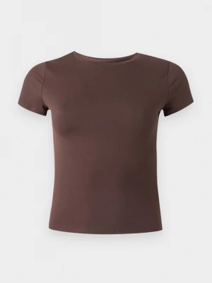 Obrázek produktu Jednoduché tričko Hollister Co. hnědá