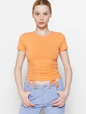 Obrázek produktu Jednoduché tričko Hollister Co. meruňková
