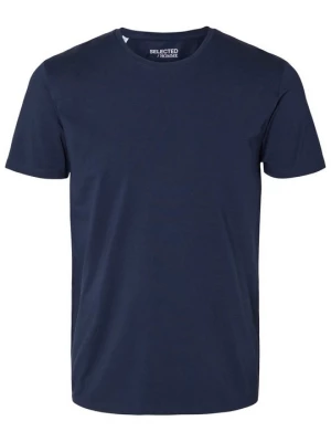 Obrázek produktu Jednoduché tričko Selected tmavomodrý denim
