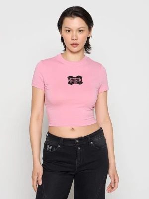 Obrázek produktu Jednoduché tričko Versace Jeans Couture růžová