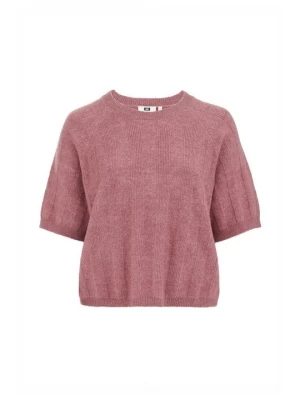 Obrázek produktu Jednoduché tričko WE Fashion melírovaná světle růžová