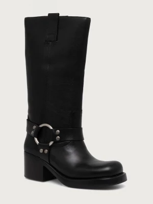 Obrázek produktu Jeffrey Campbell kotníkové boty motocyklové dámské kožené REFLECTION černá