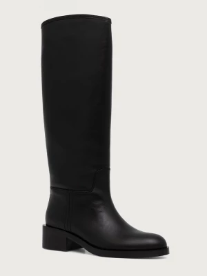 Obrázek produktu Jeffrey Campbell kozačky nad kolena dámské kožené REINING-2 černá
