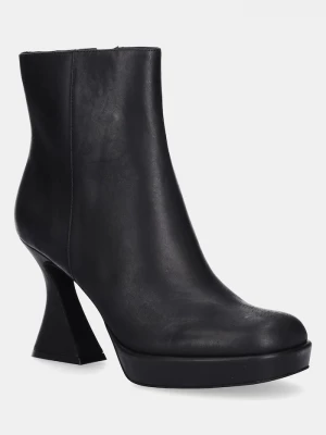 Obrázek produktu Jeffrey Campbell Kožené kotníkové boty Jeffrey Campbell HUMANITY černá