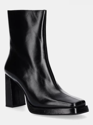 Obrázek produktu Jeffrey Campbell Kožené kotníkové boty Jeffrey Campbell Maximal-Lo černá