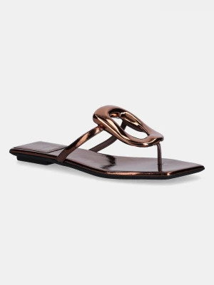 Obrázek produktu Jeffrey Campbell Kožené žabky Jeffrey Campbell Linques-2 hnědá