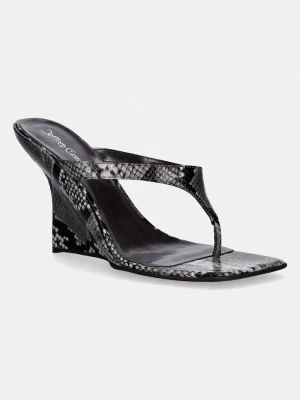 Obrázek produktu Jeffrey Campbell Kožené žabky Jeffrey Campbell ROMEE černá