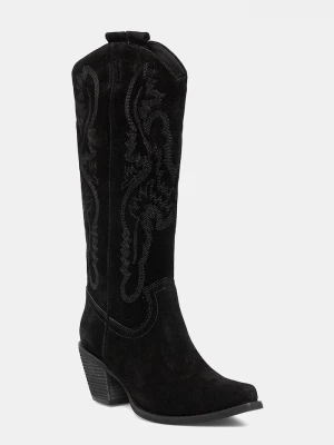 Obrázek produktu Jeffrey Campbell Semišové kovbojské boty Jeffrey Campbell RANCHER-K černá