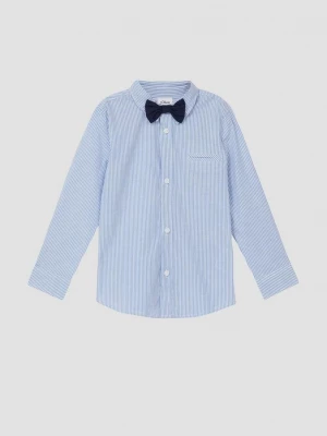 Obrázek produktu Jemně pruhovaná košile slim fit střihu s odnímatelným motýlkem s.Oliver modrá
