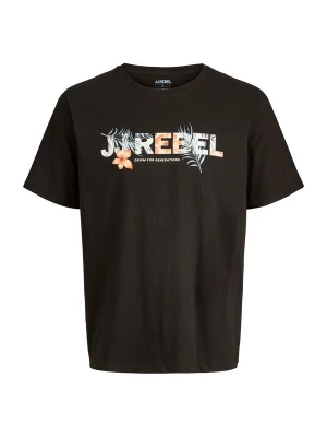 Obrázek produktu JJ Rebel Tričko 'JREBRUSSEL FLOWER' chladná modrá / meruňková / černá / bílá
